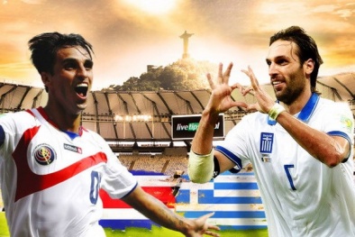 Kết quả tỉ số trận đấu Costa Rica – Hy Lạp World Cup 2014: Costa Rica hạ gục “các vị thần”